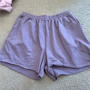 Vuori Purple Athletic Shorts Relaxed Fit
